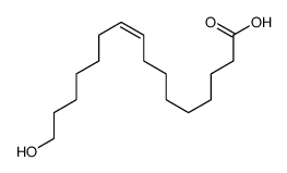 16-hydroxyhexadec-9-enoic acid structure