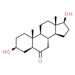 3β,17β-Dihydroxy-5α-androstan-6-one structure