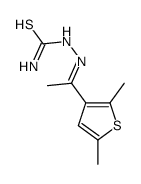 [(E)-1-(2,5-dimethylthiophen-3-yl)ethylideneamino]thiourea Structure