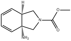 2H-Isoindole-2-carboxylicacid,3a-amino-1,3,3a,7a-tetrahydro-,methylester, Structure