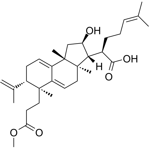 Poricoic acid BM结构式