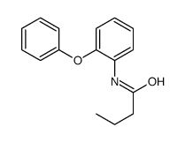 N-(2-phenoxyphenyl)butanamide结构式