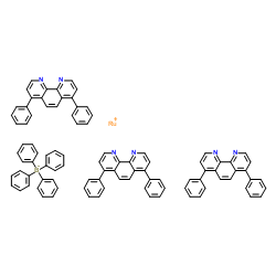 TRIS-(BATHOPHENANTHROLINE) RUTHENIUM (II) TETRAPHENYLBORON结构式