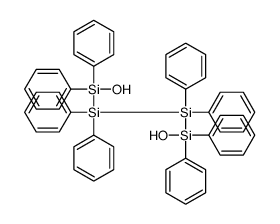 hydroxy-[[[hydroxy(diphenyl)silyl]-diphenylsilyl]-diphenylsilyl]-diphenylsilane结构式
