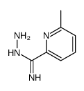 2-Pyridinecarboximidic acid,6-methyl-,hydrazide structure