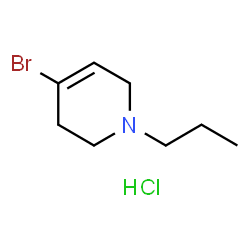 4-bromo-1-propyl-1,2,3,6-tetrahydropyridine hydrochloride结构式