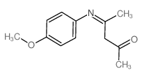 4-(4-methoxyphenyl)iminopentan-2-one Structure