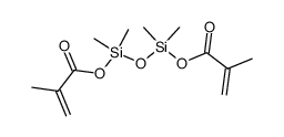 α,β-Bis-methacryloyloxy-tetramethyl-disiloxan Structure