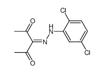 pentane-2,3,4-trione 3-[(2,5-dichloro-phenyl)-hydrazone]结构式