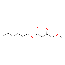 Butanoic acid, 4-methoxy-3-oxo-, hexyl ester Structure