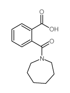 2-(1-AZEPANYLCARBONYL)BENZOIC ACID结构式