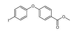 4-(4-碘苯氧基)-苯甲酸甲酯结构式