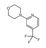 4-[4-(trifluoromethyl)pyridin-2-yl]morpholine结构式