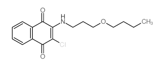 1,4-Naphthalenedione,2-[(3-butoxypropyl)amino]-3-chloro- picture