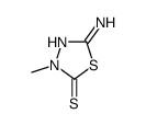 1,3,4-Thiadiazole-2(3H)-thione,5-amino-3-methyl-(9CI) structure