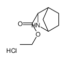 (1S,3R,4R)-ETHYL 2-AZABICYCLO[2.2.1]HEPTANE-3-CARBOXYLATE HYDROCHLORIDE结构式