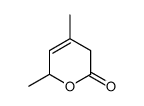 2,4-dimethyl-2,5-dihydropyran-6-one结构式