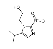 2-(2-nitro-5-propan-2-ylimidazol-1-yl)ethanol结构式