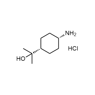 Cis-2-(4-aminocyclohexyl)propan-2-ol;hydrochloride Structure