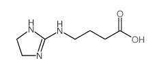 4-(4,5-DIHYDRO-1 H-IMIDAZOL-2-YLAMINO)-BUTYRIC ACID structure