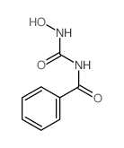 Benzamide,N-[(hydroxyamino)carbonyl]- Structure