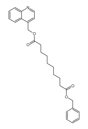 phenylmethyl 4-quinolylmethyl decanedioate Structure