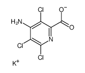potassium 4-amino-3,5,6-trichloropyridine-2-carboxylate Structure