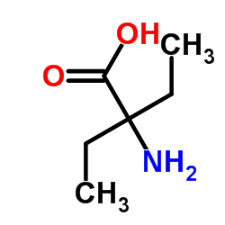 2-Amino-2-ethylbutanoic acid Structure