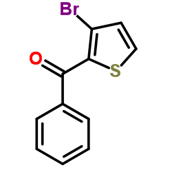 (3-Bromo-2-thienyl)(phenyl)methanone结构式