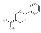 1,3-Dioxane,5-(1-methylethylidene)-2-phenyl- Structure