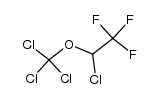 1-Chlor-2,2,2-trifluorethyl-trichlormethylether Structure