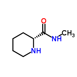 2-Piperidinecarboxamide,N-methyl-,(2R)-(9CI) structure