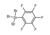 (pentafluoro phenyl) tribromo silane Structure