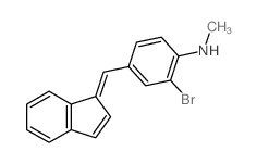 Benzenamine, 2-bromo-4-(1H-inden-1-ylidenemethyl)-N-methyl- picture