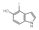 4-氟-1H-吲哚-5-醇结构式