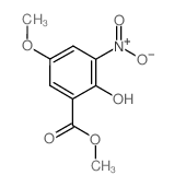 METHYL 2-HYDROXY-5-METHOXY-3-NITROBENZENECARBOXYLATE structure