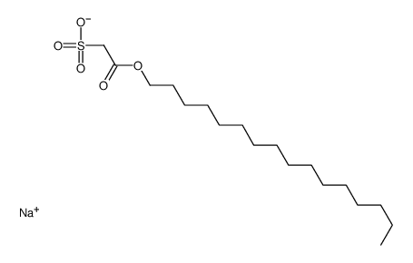 sodium 1-hexadecyl sulphonatoacetate结构式