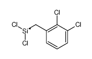 dichloro-[(2,3-dichlorophenyl)methyl]silicon Structure