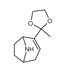 2-(2-methyl-1,3-dioxolan-2-yl)-8-azabicyclo[3.2.1]oct-2-ene Structure