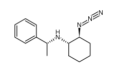 (1S,2S)-2-azido-N-((R)-1-phenylethyl)cyclohexanamine Structure