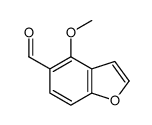 4-methoxy-1-benzofuran-5-carbaldehyde Structure