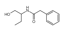 (RS)-2-[N-(phenylacetyl)]-1-butanol结构式