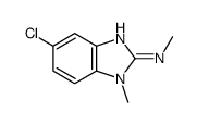 1H-Benzimidazol-2-amine,5-chloro-N,1-dimethyl-(9CI) structure