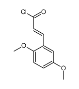 (E)-3-(2,5-DIMETHOXYPHENYL)ACRYLOYLCHLORIDE Structure