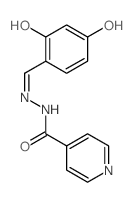 4-Pyridinecarboxylicacid, 2-[(2,4-dihydroxyphenyl)methylene]hydrazide picture