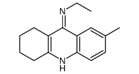 N-ethyl-7-methyl-1,2,3,4-tetrahydroacridin-9-amine结构式