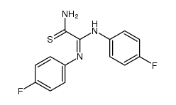 N-(4-fluoro-phenyl)-2-thio-oxalomonoimidic acid-1-(4-fluoro-anilid)-2-amide Structure