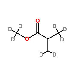 甲基丙烯酸甲酯-D8结构式