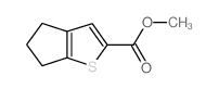 Methyl 5,6-dihydro-4H-cyclopenta[b]thiophene-2-carboxylate structure