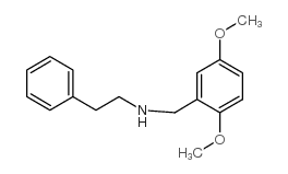 N-[(2,5-dimethoxyphenyl)methyl]-2-phenylethanamine结构式